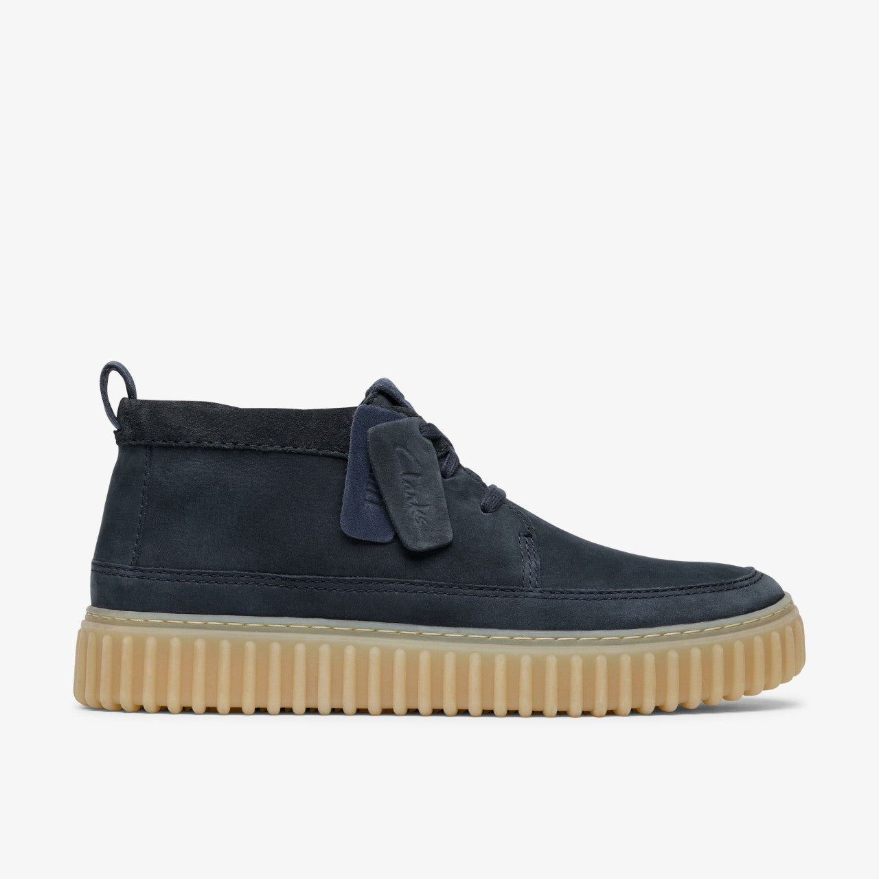Torhill Lace Hi Navy Nubuck | Clarks on Sale - Men