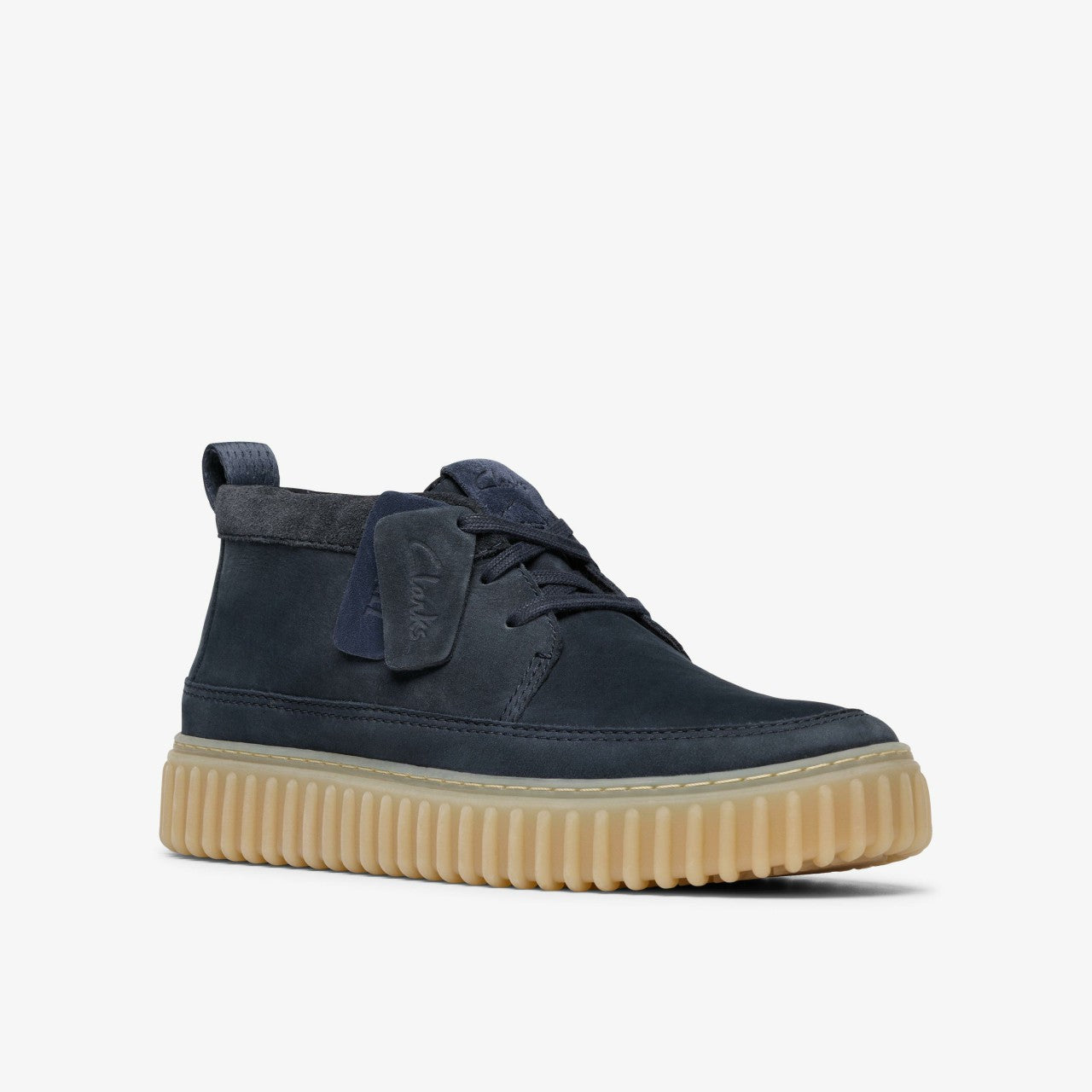 Torhill Lace Hi Navy Nubuck | Clarks on Sale - Men
