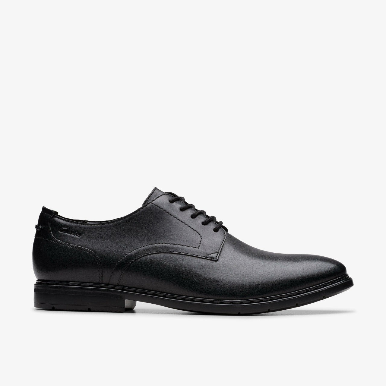 Banbury Derby Black Leather | Clarks on Sale - Men