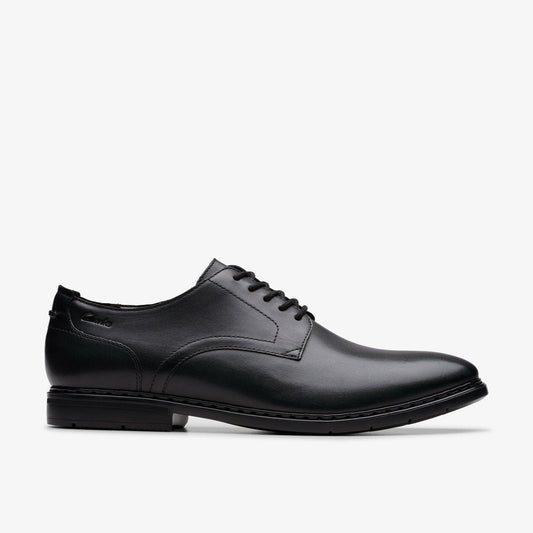 Banbury Derby Black Leather | Clarks on Sale - Men