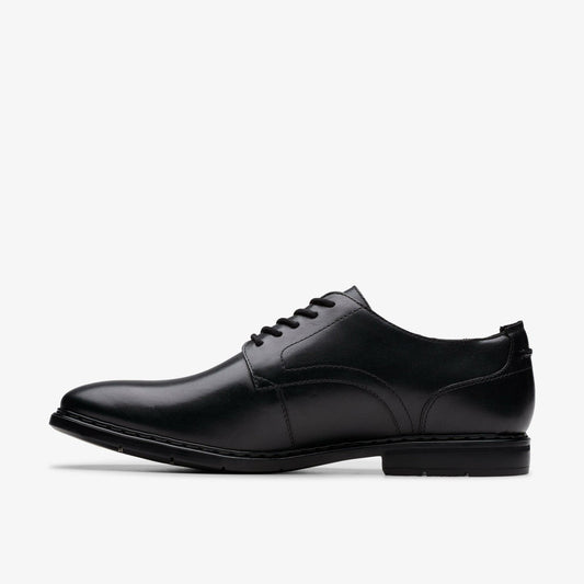Banbury Derby Black Leather | Clarks on Sale - Men