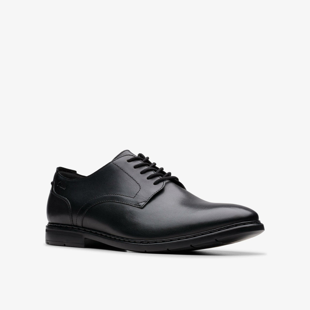 Banbury Derby Black Leather | Clarks on Sale - Men