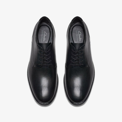 Banbury Derby Black Leather | Clarks on Sale - Men