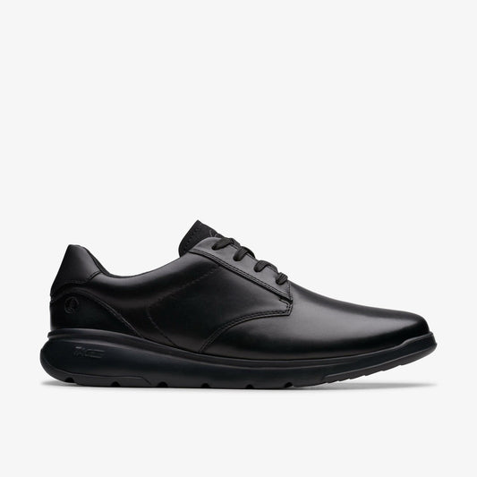 Lifton Lace Black Leather | Clarks discount - Men