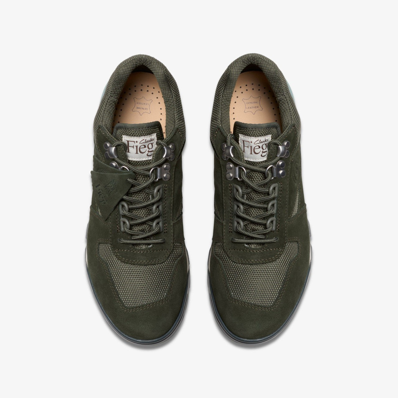 Laddow Dark Olive Combination | Clarks online - Men