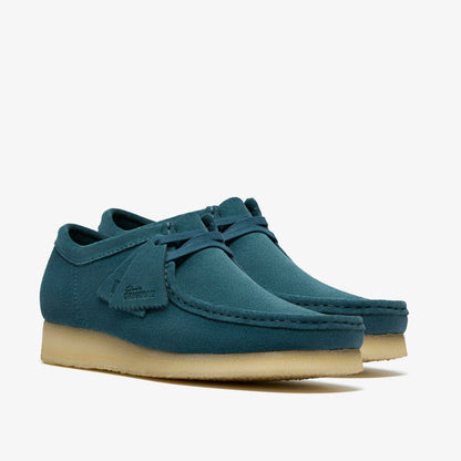 Wallabee Mid Blue Suede | Clarks outlet - Men