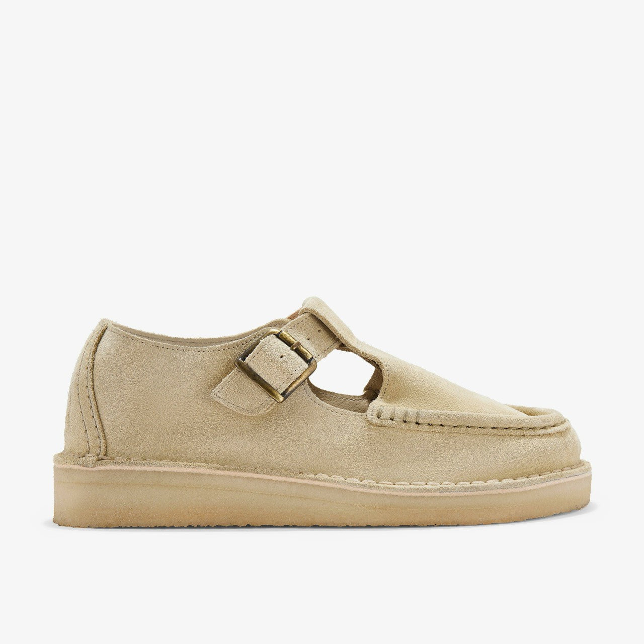 Nomad T Bar Maple Suede | Clarks outlet - Women