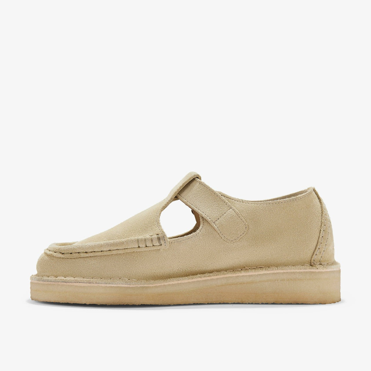 Nomad T Bar Maple Suede | Clarks outlet - Women