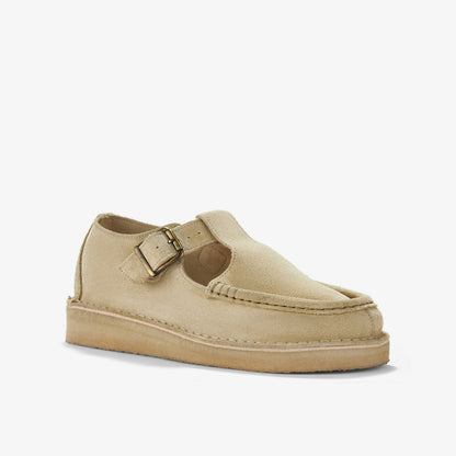 Nomad T Bar Maple Suede | Clarks outlet - Women