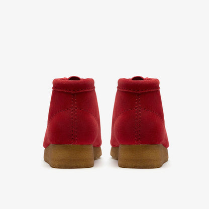 Wallabee Boot Red Suede | Clarks discount - Women
