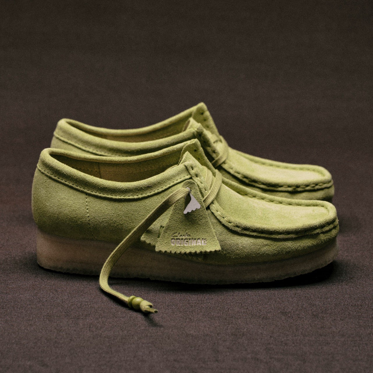Wallabee Lime Suede | Clarks for sale - Women