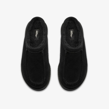 Meare Mule Black Suede Warmlined | Clarks online - Women