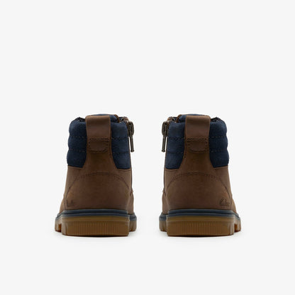 Lorcam Trail Kid Dark Brown | Clarks online - Kids