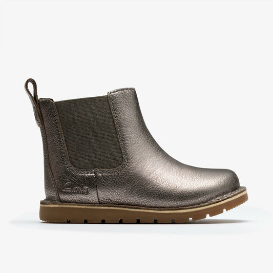 Joyful Sky Toddler Pewter | Clarks discount - Babies / Kids