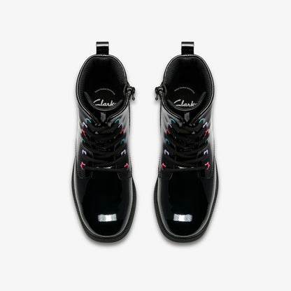 Oaklyn Charm Kid Black Patent | Clarks on Sale - Kids
