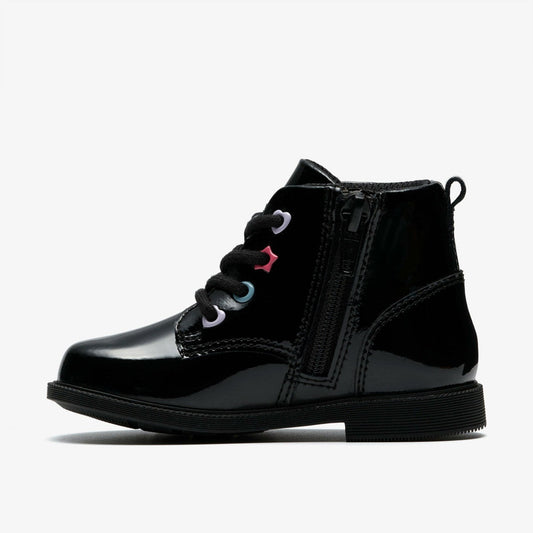 Oaklyn Charm Toddler Black Patent | Clarks for sale - Kids
