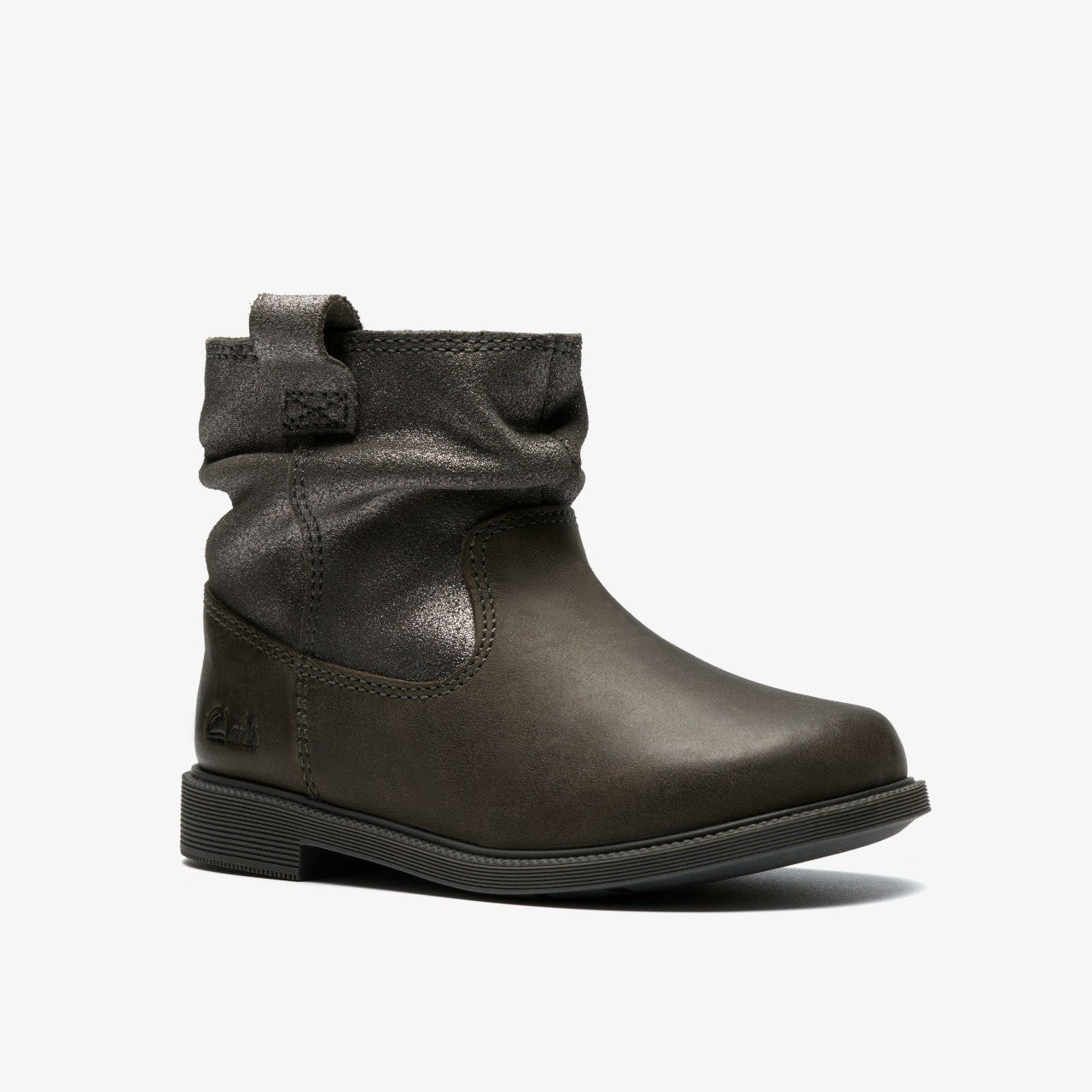 Oaklyn Top Toddler Pewter Suede | Clarks outlet - Kids