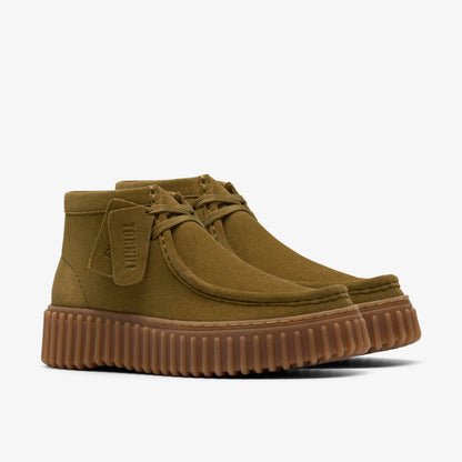 Torhill Moss Olive Suede | Clarks discount - Women
