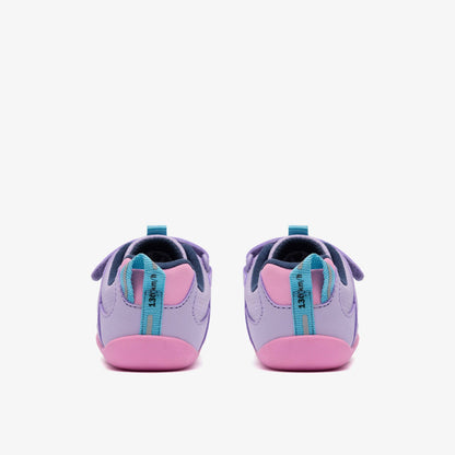 Roamer Hero Toddler Lilac Combination | Clarks Sale - Kids