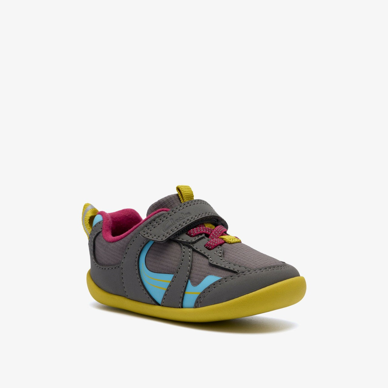 Roamer Hero Toddler Dark Grey Combination | Clarks on Sale - Kids