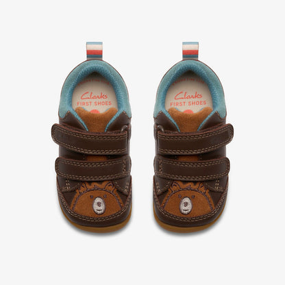 Roamer Eden Toddler Chestnut | Clarks online - Kids