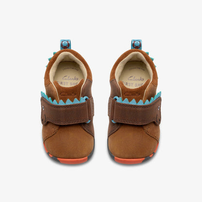 Roamer Stomp Toddler Tan | Clarks outlet - Kids