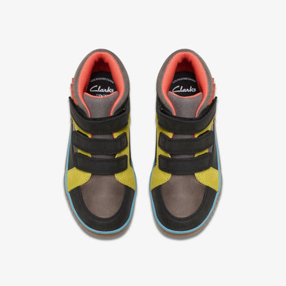 Oslo Play Kid Grey Combination | Clarks outlet - Kids