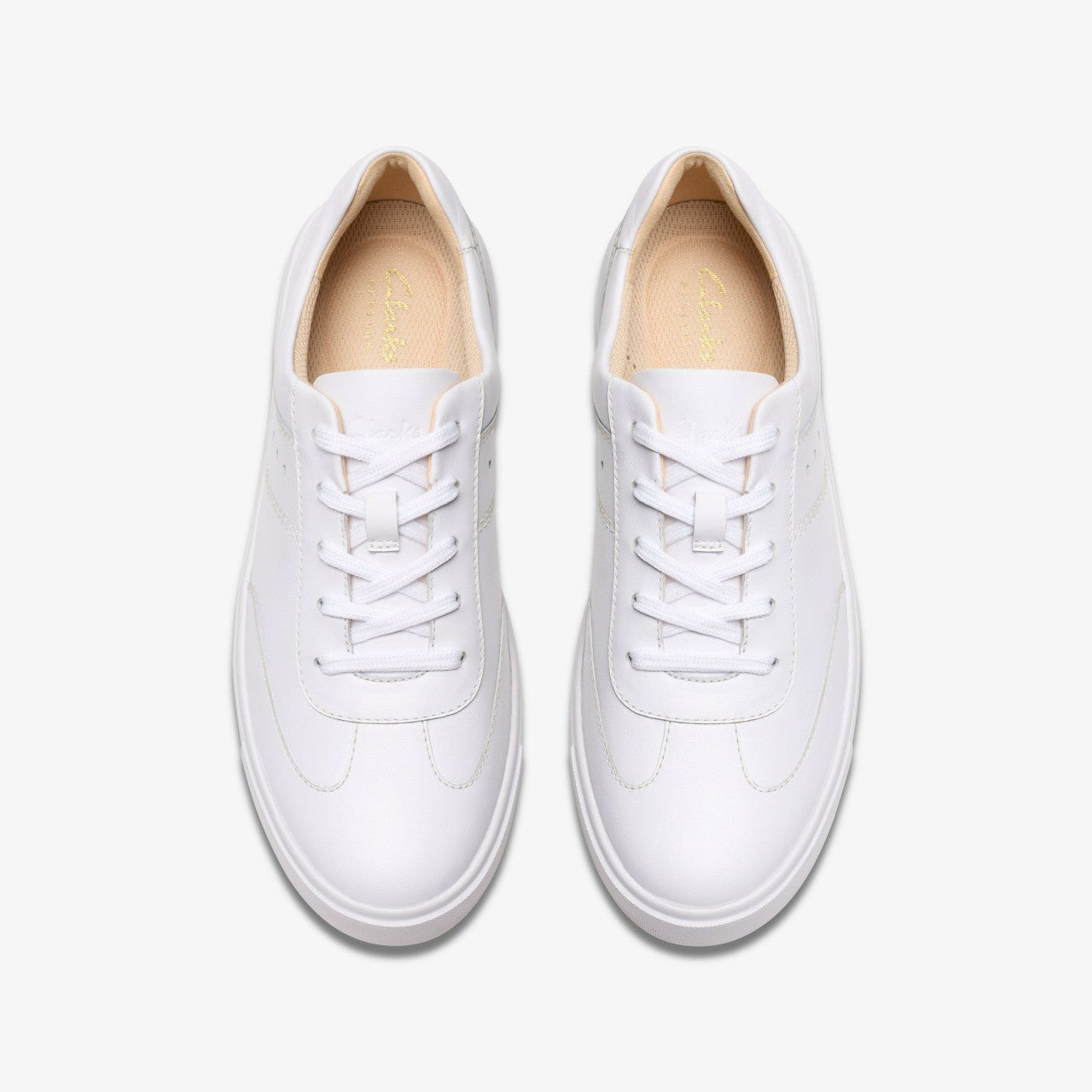 Makea Court White Leather | Clarks for sale - Women