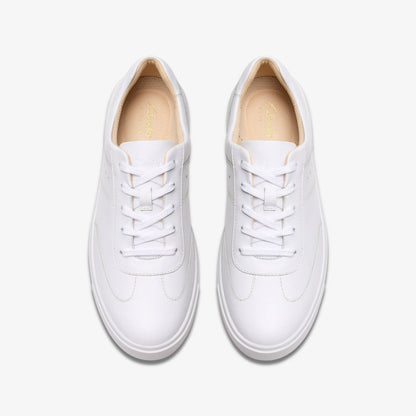Makea Court White Leather | Clarks for sale - Women