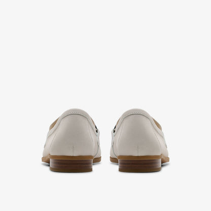 Sarafyna Iris Off White Leather | Clarks outlet - Women
