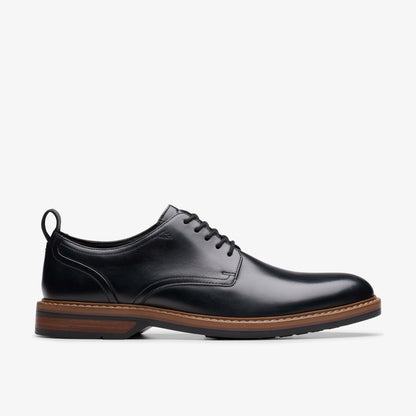 Aldwin Lace Black Leather | Clarks for sale - Men