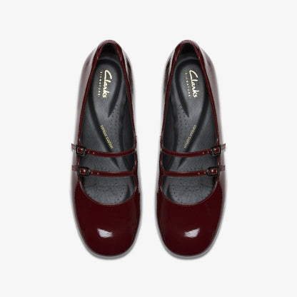 Daiss 30 Shine Burgundy Patent | Clarks Sale - Women