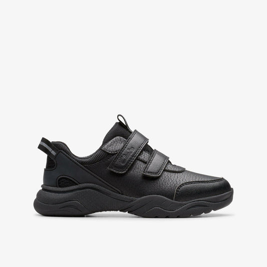 Feather Shine Kid Black | Clarks on Sale - Kids
