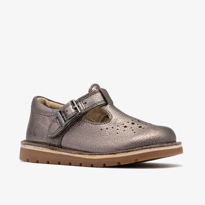 Joyful Skip Toddler Pewter | Clarks on Sale - Kids