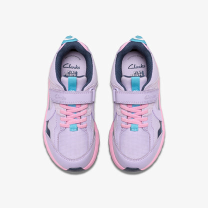Selva Hero Kid Lilac Combination | Clarks Sale - Kids