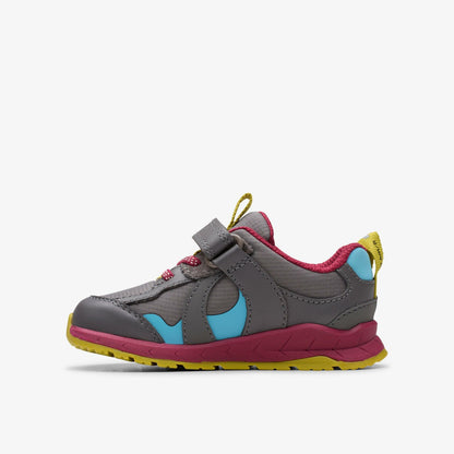 Selva Hero Toddler Dark Grey Combination | Clarks outlet - Kids
