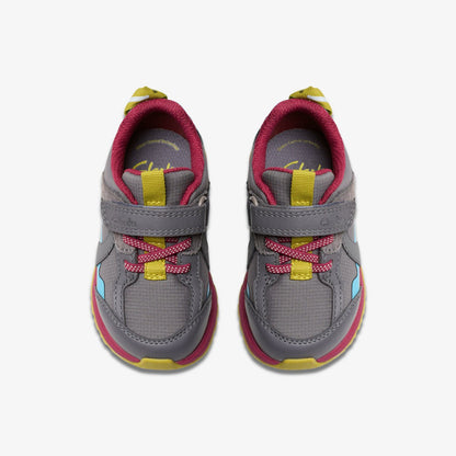Selva Hero Toddler Dark Grey Combination | Clarks outlet - Kids