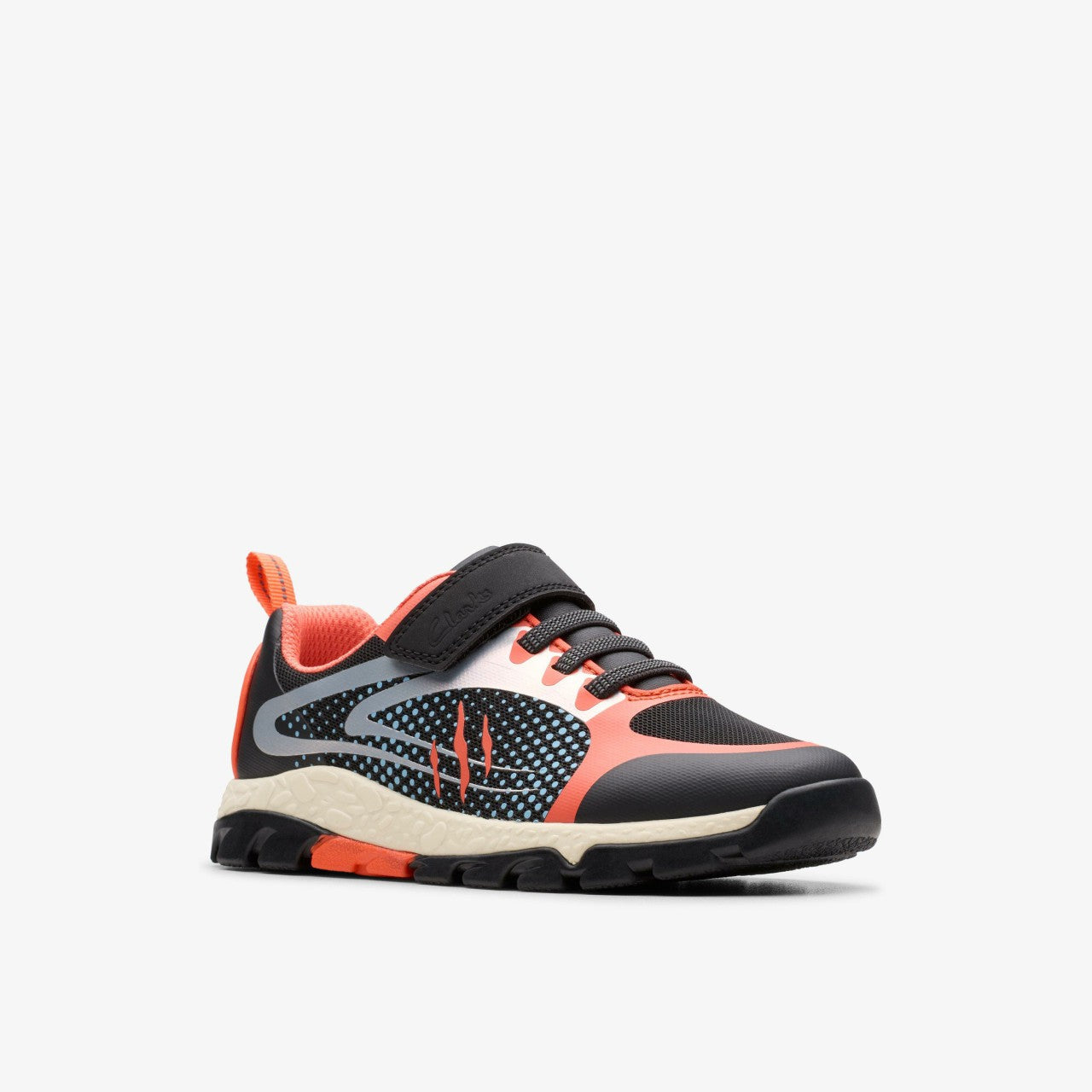 Steggy 2 Fly Kid Black / Orange | Clarks for sale - Kids