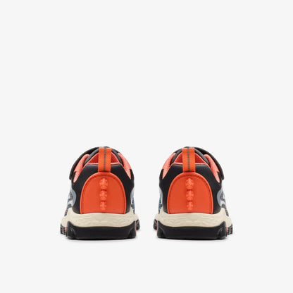 Steggy 2 Fly Kid Black / Orange | Clarks for sale - Kids