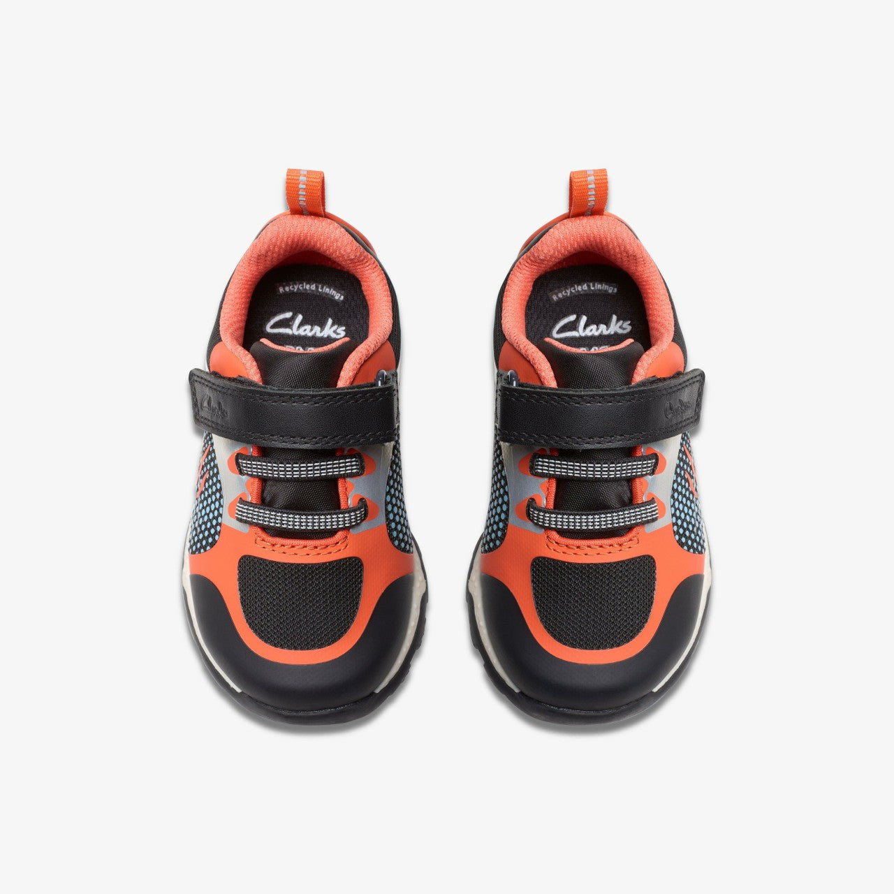 Steggy 2 Fly Toddler Black / Orange | Clarks outlet - Kids
