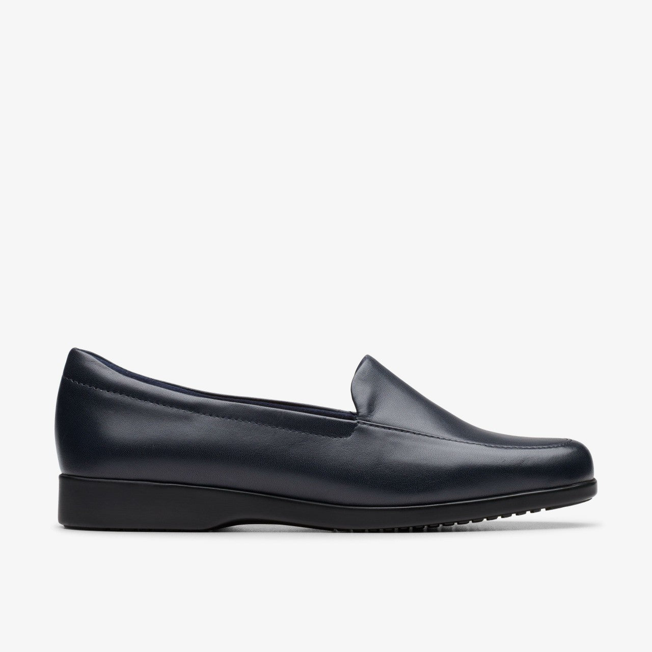 Georgia Loafer Navy Leather | Clarks for sale - Women