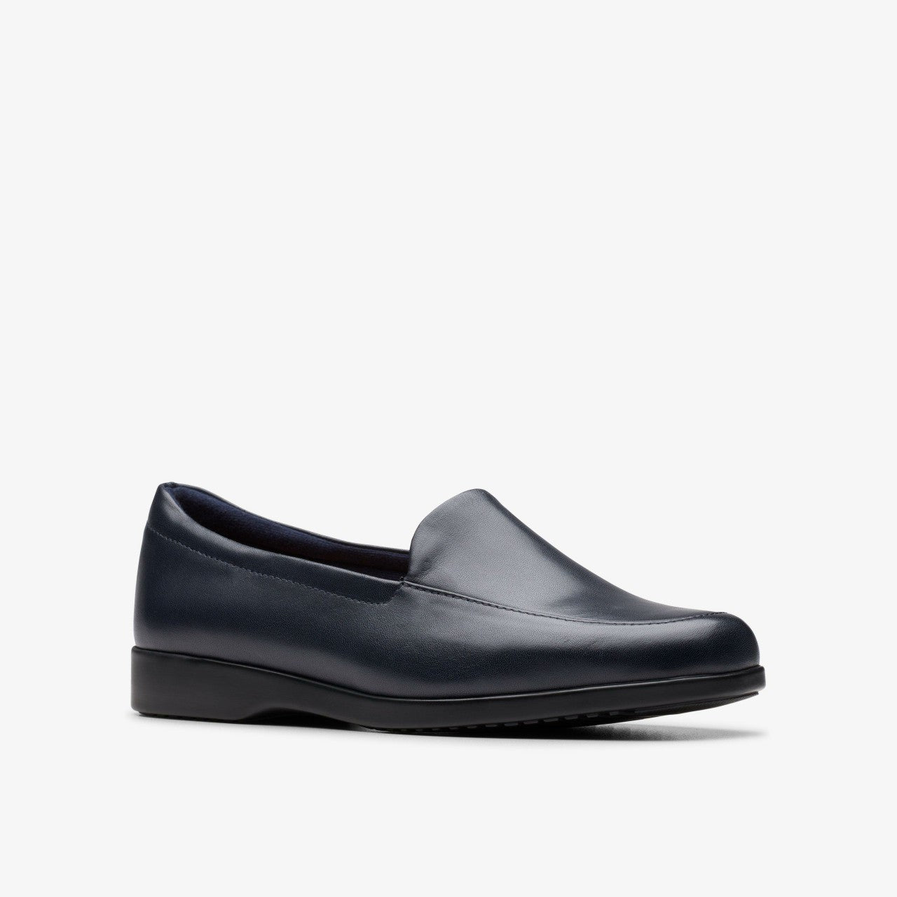 Georgia Loafer Navy Leather | Clarks for sale - Women