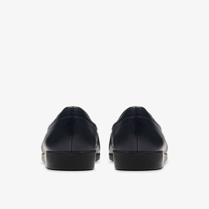 Georgia Loafer Navy Leather | Clarks for sale - Women