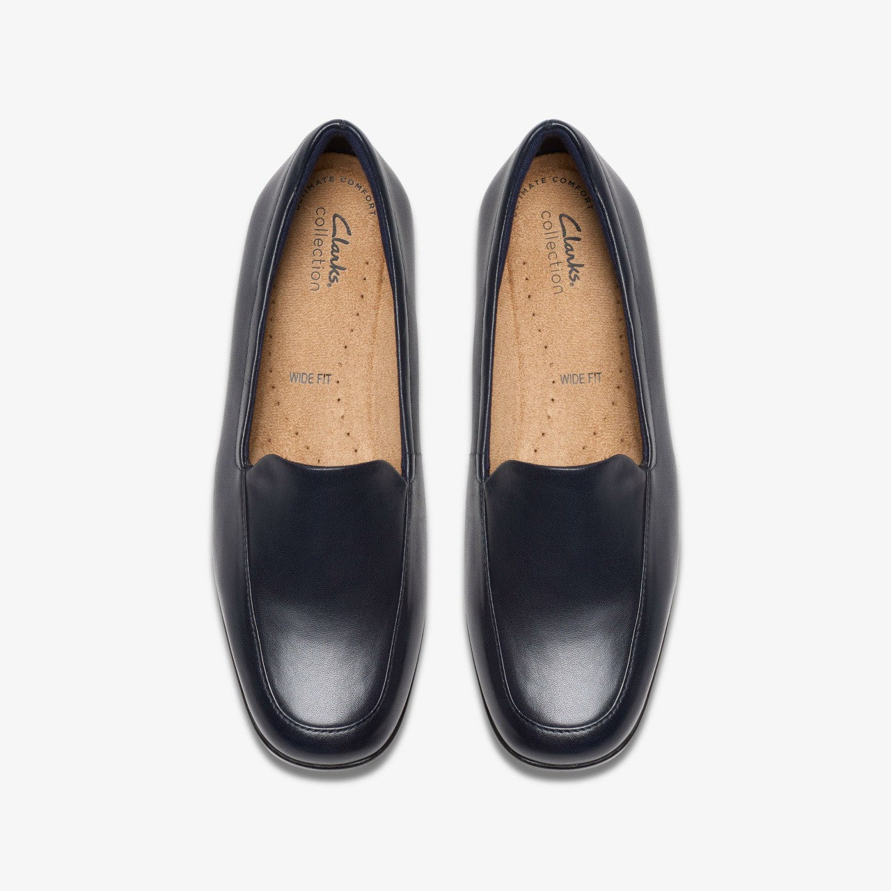 Georgia Loafer Navy Leather | Clarks for sale - Women
