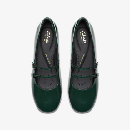 Daiss 30 Shine Dark Green | Clarks for sale - Women