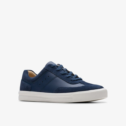Makea Court Navy Leather | Clarks on Sale - Women