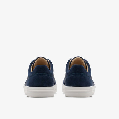 Makea Court Navy Leather | Clarks on Sale - Women