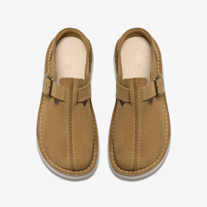 Solsbury Mule Dark Sand Suede | Clarks online - Women