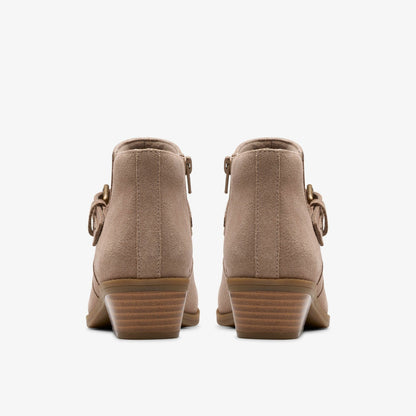 Danyelle Wish Light Taupe Suede | Clarks outlet - Women