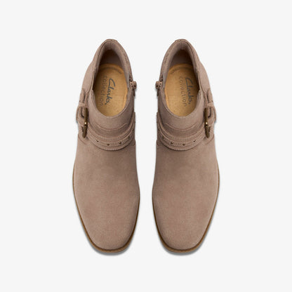 Danyelle Wish Light Taupe Suede | Clarks outlet - Women